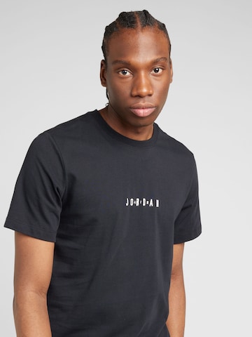 Jordan - Camisa 'Air' em preto