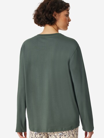 SCHIESSER Schlafshirt 'Mix & Relax' in Grün