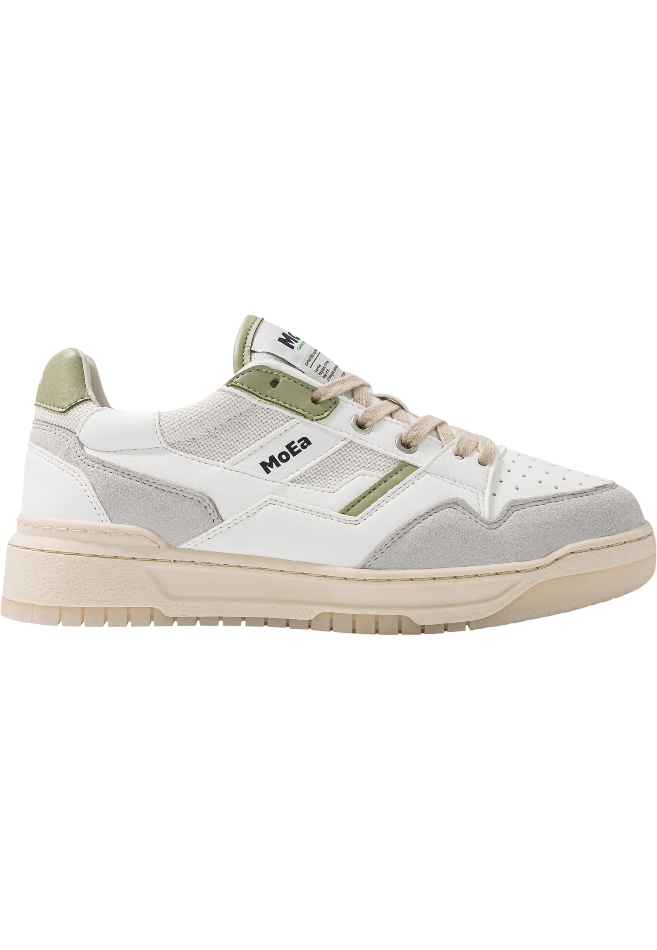 Sneaker bassa 'Gen2 - Cactus' di MoEa in bianco: frontale