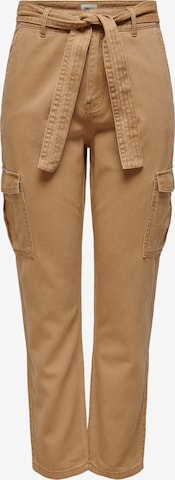 ONLY Cargo Pants 'Darsy' in Brown: front