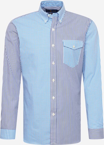 Polo Ralph Lauren Comfort fit Button Up Shirt in Blue: front