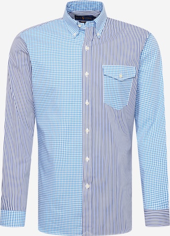 Polo Ralph Lauren Comfort fit Button Up Shirt in Blue: front