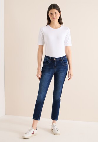 CECIL Slimfit Jeans in Blau