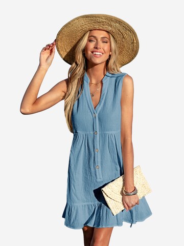 Cupshe Beach Dress in Blue
