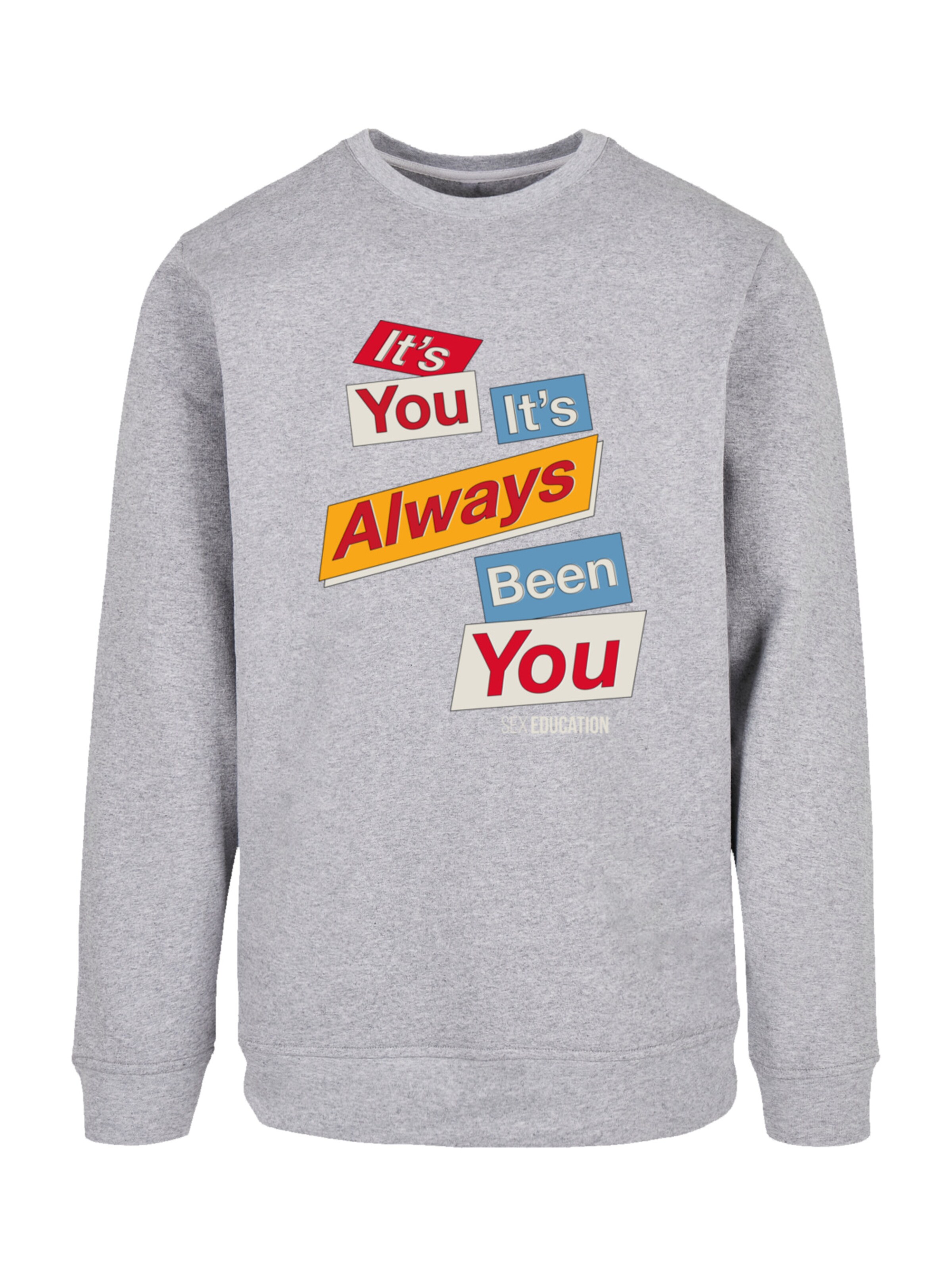 Sweat-shirt 'Sex Education It Always Been You Netflix TV Series' F4NT4STIC en gris : devant