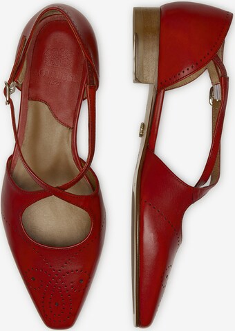 Sandales LOTTUSSE en rouge