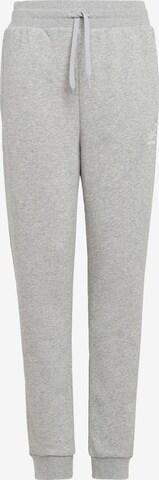 Effilé Pantalon 'Adicolor' ADIDAS ORIGINALS en gris : devant