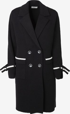 Influencer - Abrigo de entretiempo en negro: frente