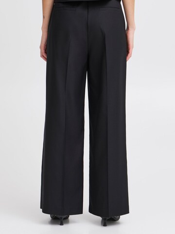 ICHI Regular Chino trousers ' IHZIMMIE PA5 ' in Black
