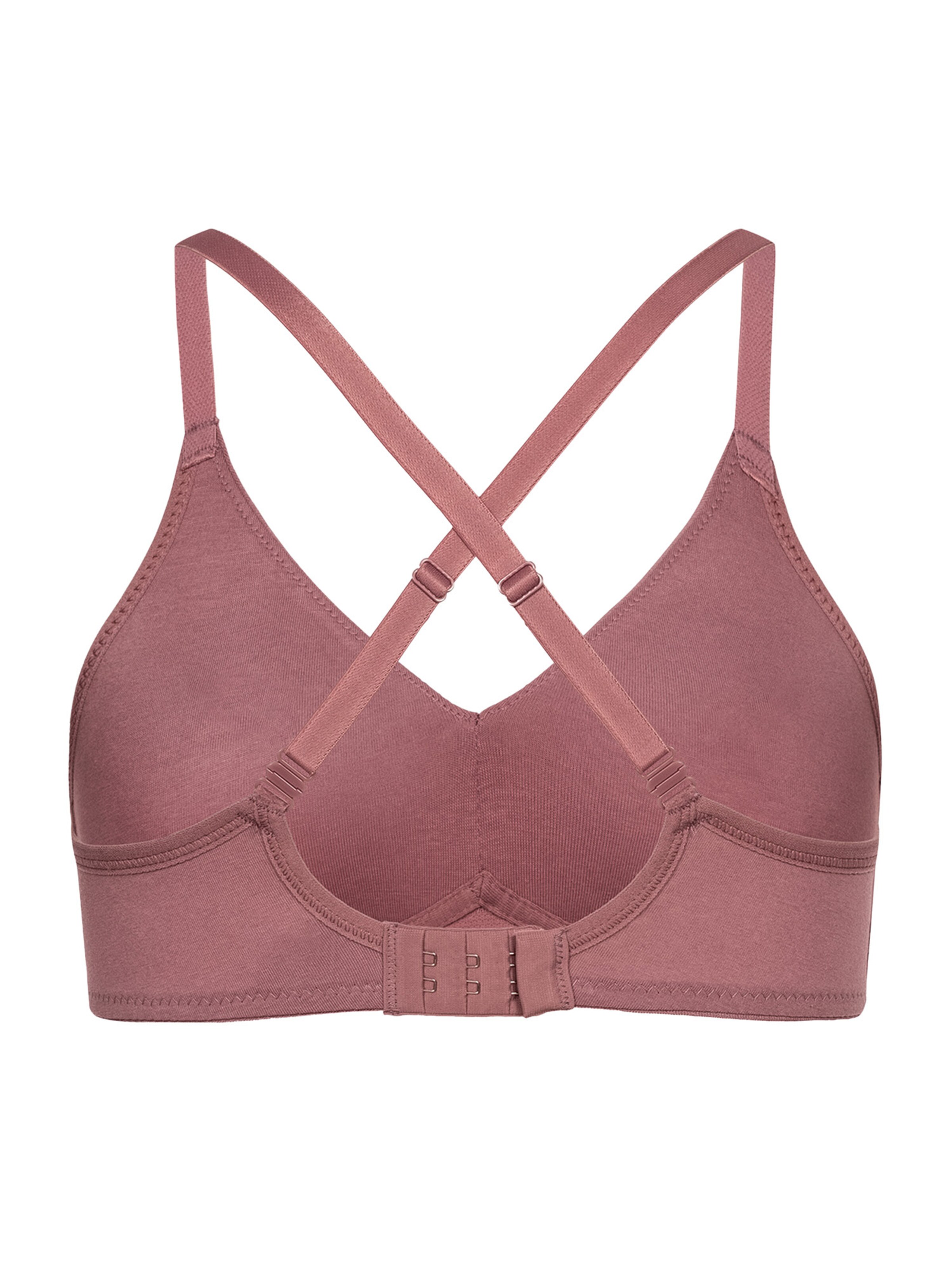 Erlich Textil T-shirt Bra 'Amela' in Purple