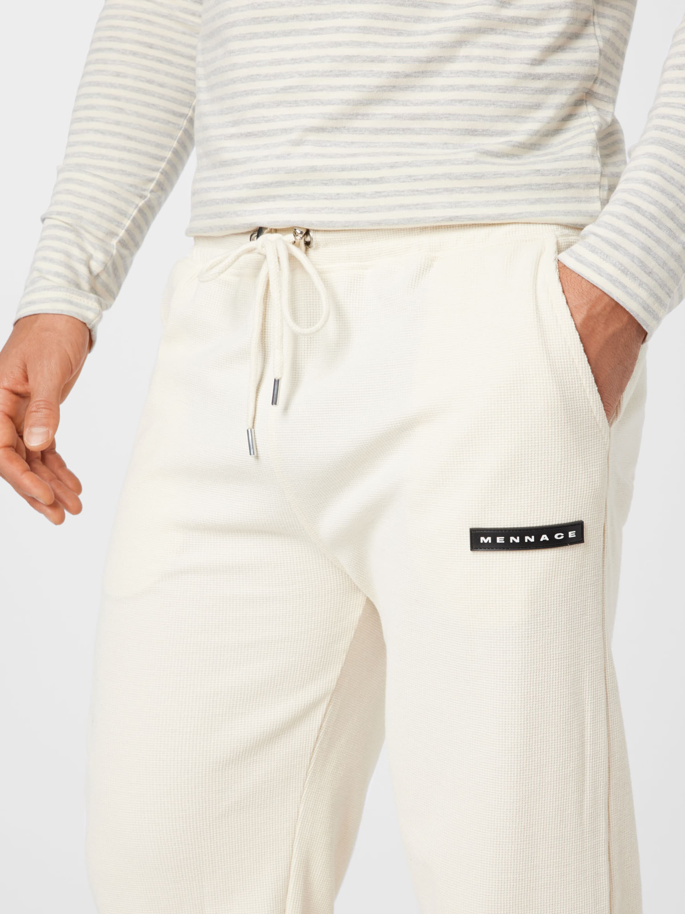 Vêtements Pantalon Mennace en Blanc 