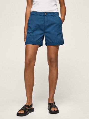 Pepe Jeans Regular Pants 'Junie' in Blue: front