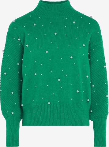 faina - Pullover em verde: frente