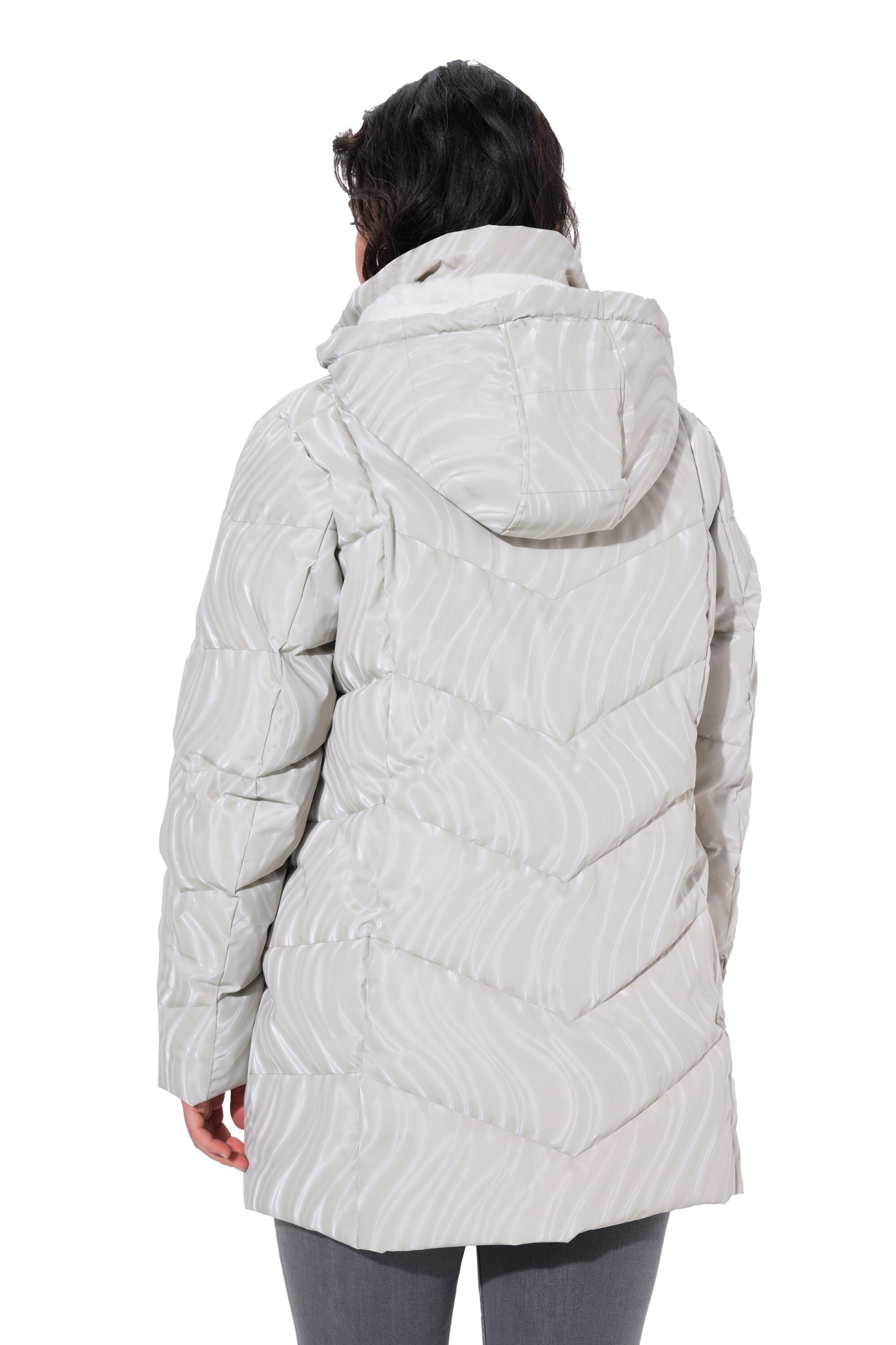 Ulla Popken Between-Season Jacket in White