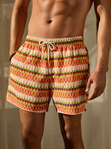 Pantaloncini da bagno di Next in arancione: frontale