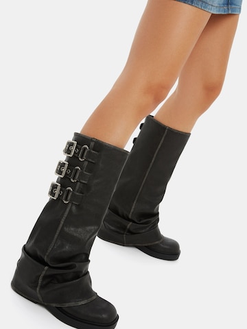 Bottes Bershka en noir