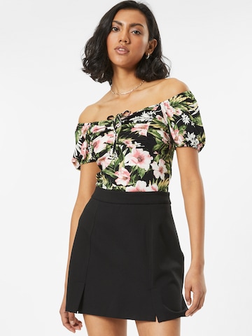 Dorothy Perkins Shirt in Black: front