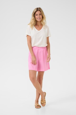 Cream Loosefit Broek 'Venta' in Roze
