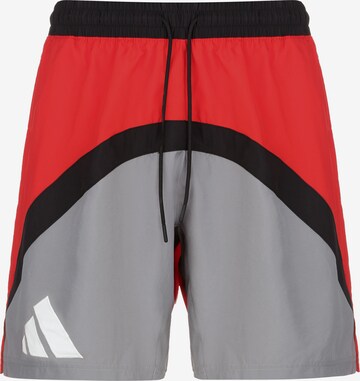 ADIDAS PERFORMANCE Regularen Športne hlače 'Galaxy' | rdeča barva
