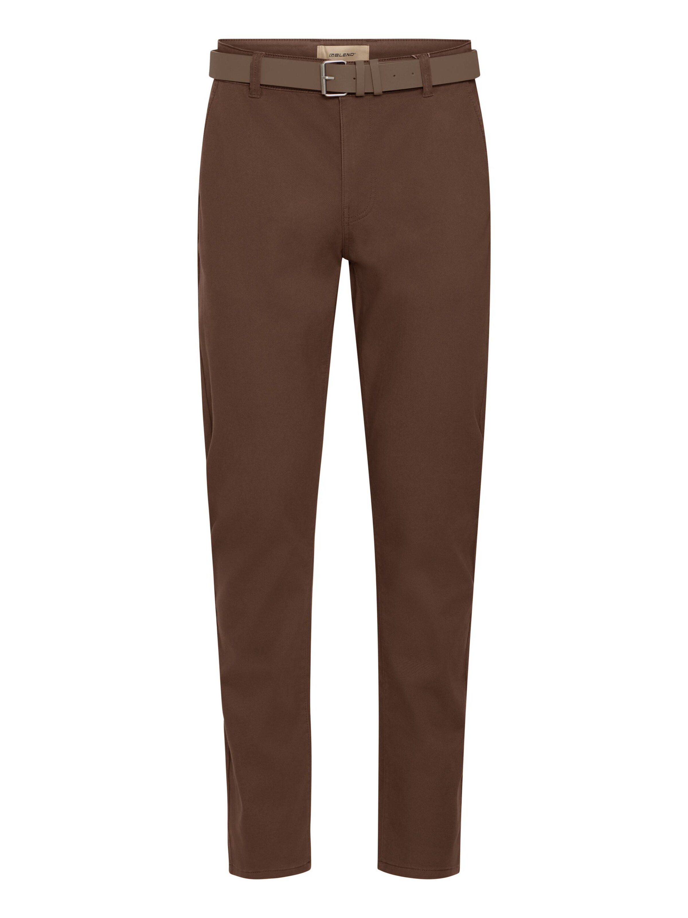 BLEND Chino in Bruin: voorkant