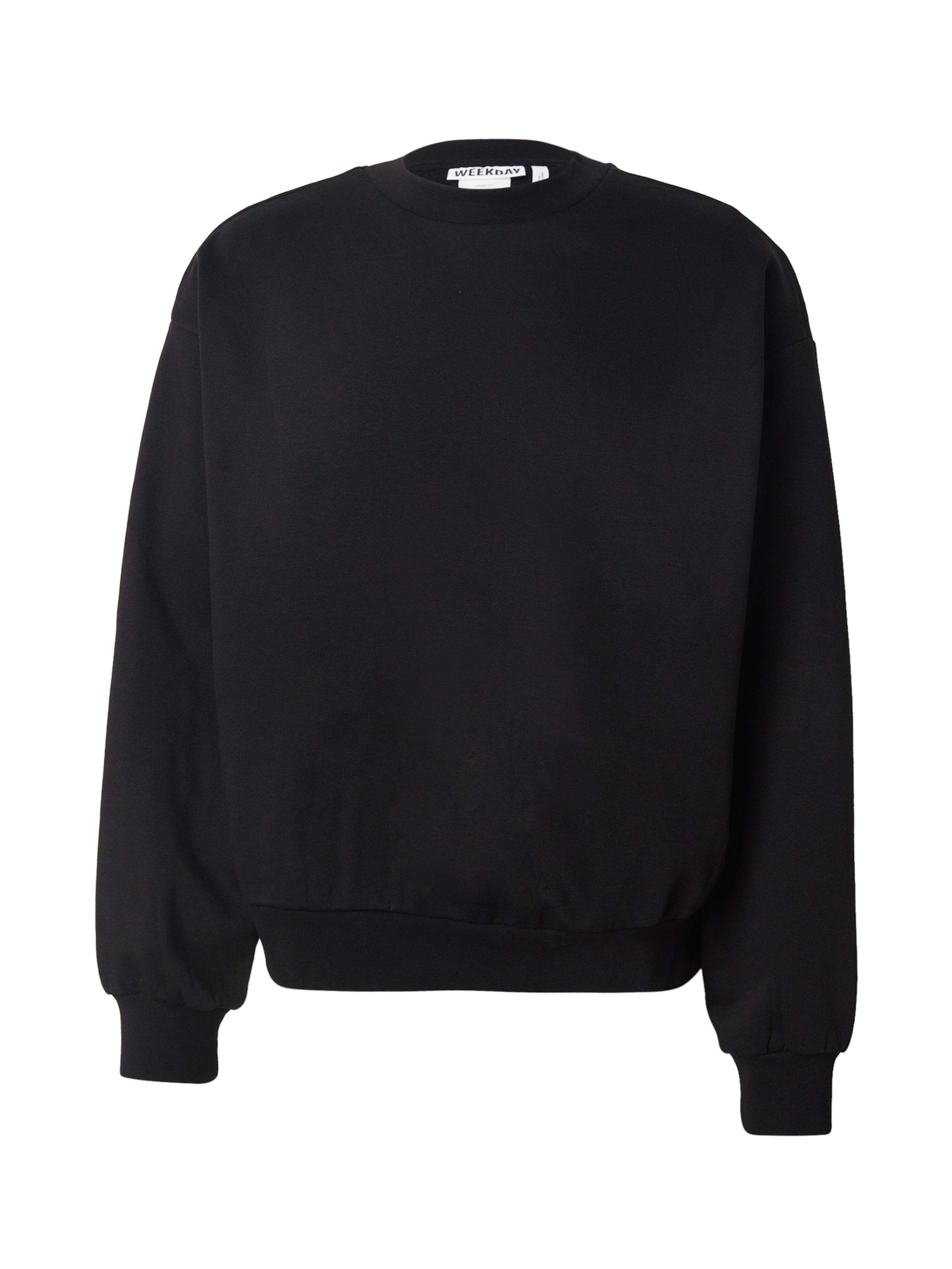 WEEKDAY Sweatshirt in Black: front