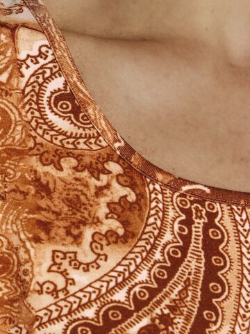 T-shirt MADELEINE en marron