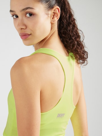 DKNY Performance Sporttop 'BALANCE COMPRESSION' in Gelb