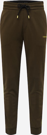 Pantaloni Calvin Klein pe verde limetă / oliv, Vizualizare produs