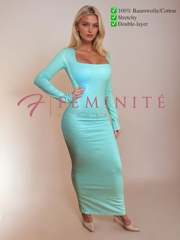 FÉMINITÉ Fatale - Vestido 'AURORA' en azul: frente