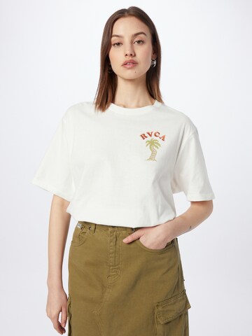 RVCA T-Shirt 'PALM' in Weiß: Vorderseite