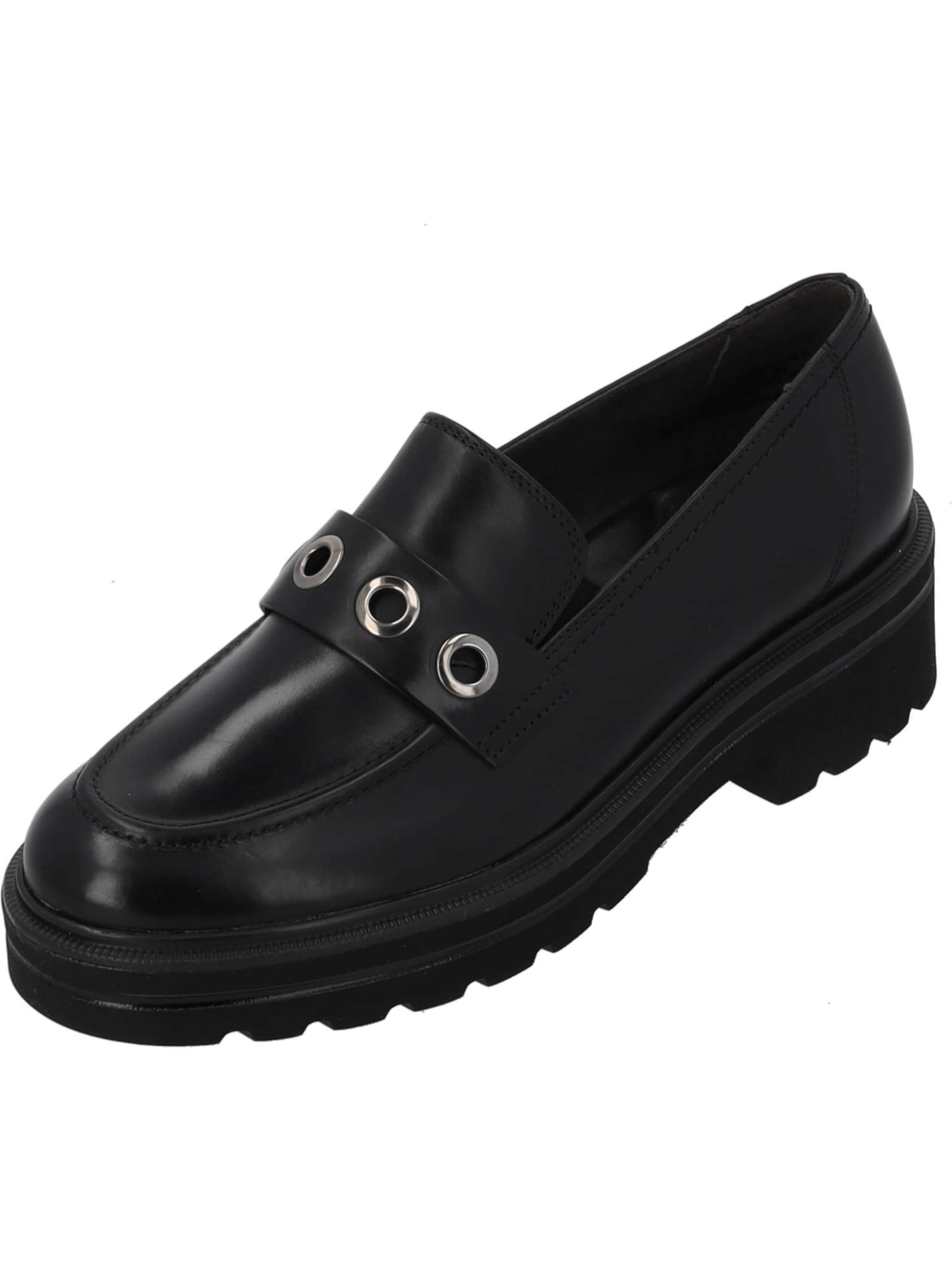 Paul Green Slipper '1162' in Schwarz: Vorderseite