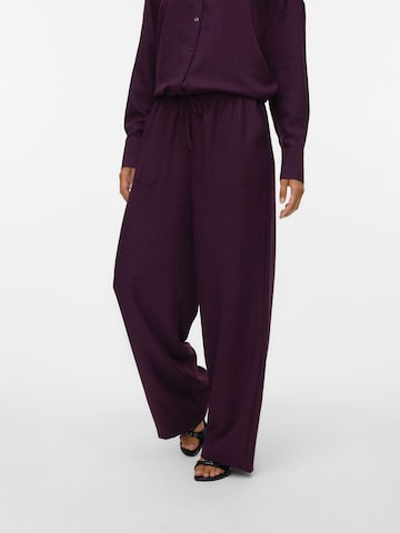 Wide leg Pantaloni 'VMMelaney' de la VERO MODA pe mov: față