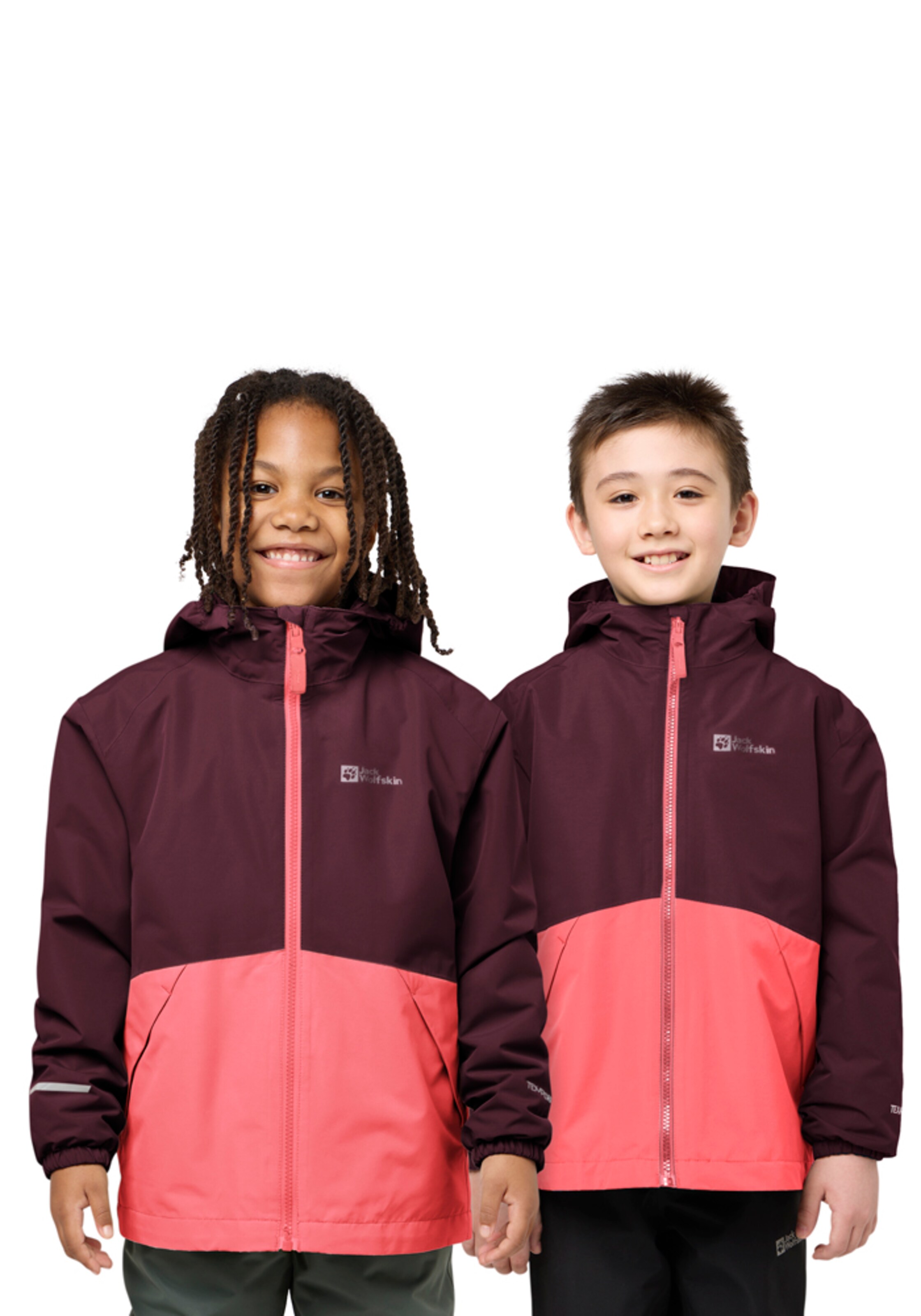 JACK WOLFSKIN Outdoor jacket in Red: front