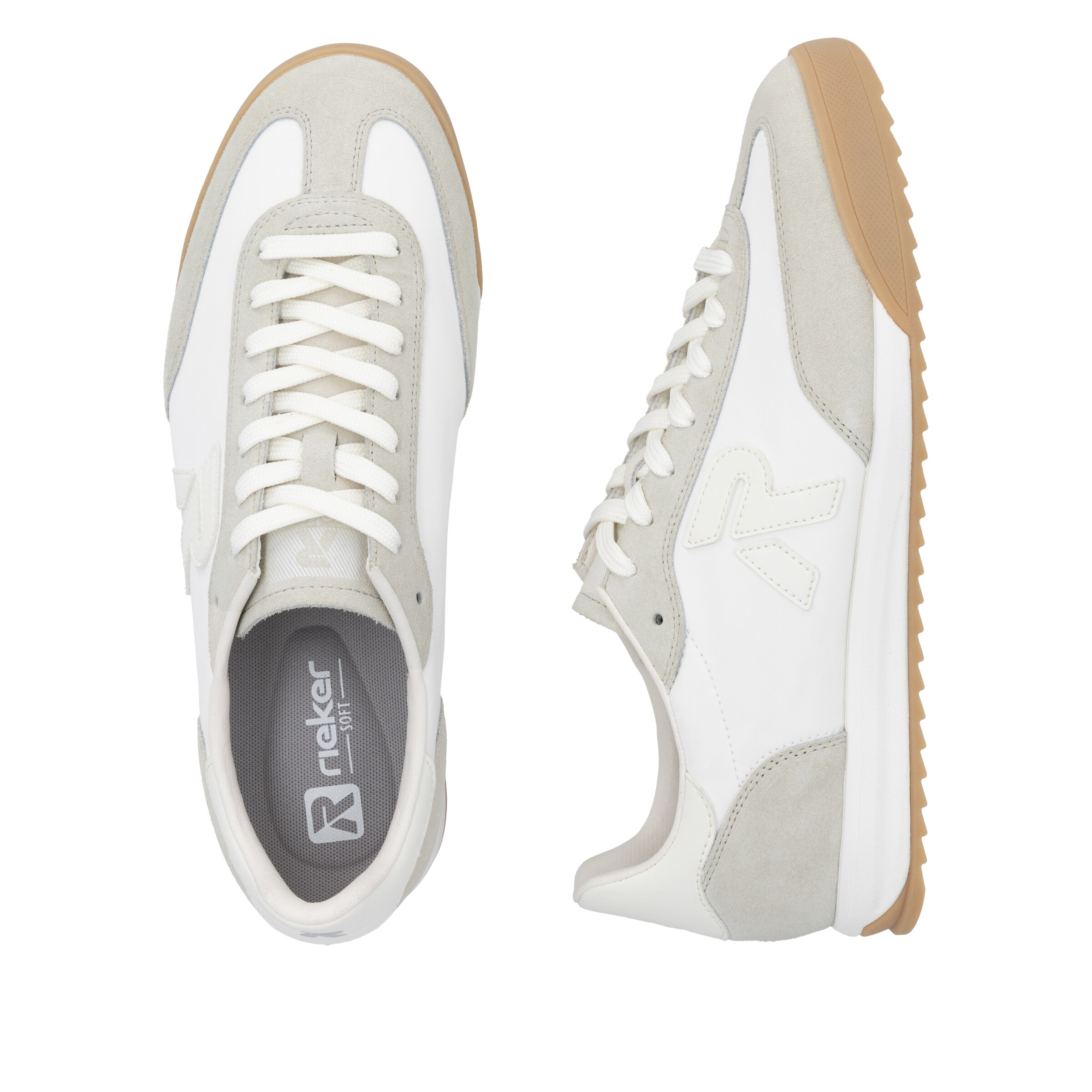 Baskets basses Rieker Sport en blanc