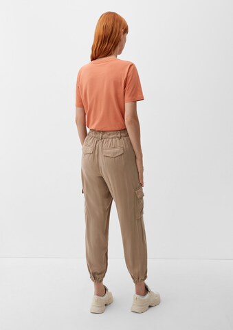s.Oliver Tapered Cargo Pants in Beige