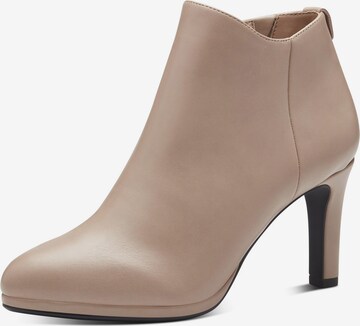 TAMARIS Booties in Grey: front