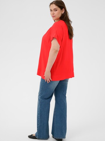 KAFFE CURVE - Blusa 'KCmille' en rojo