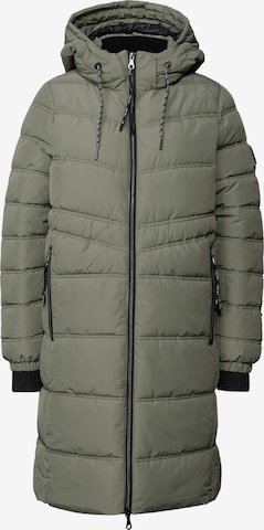 STREET ONE Winter Coat in Green: front