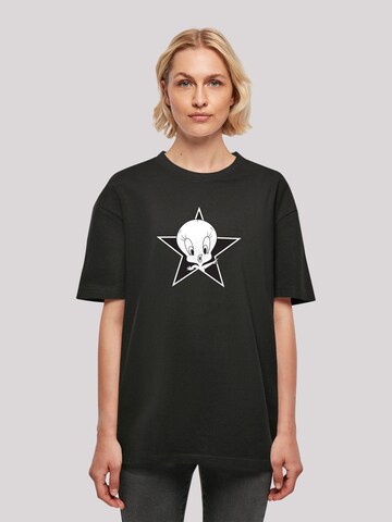 T-shirt 'Looney Tunes Tweetie' F4NT4STIC en noir : devant