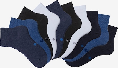 H.I.S Socken in blau / dunkelblau / schwarz / weiß, Produktansicht