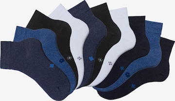 H.I.S Socks in Blue: front