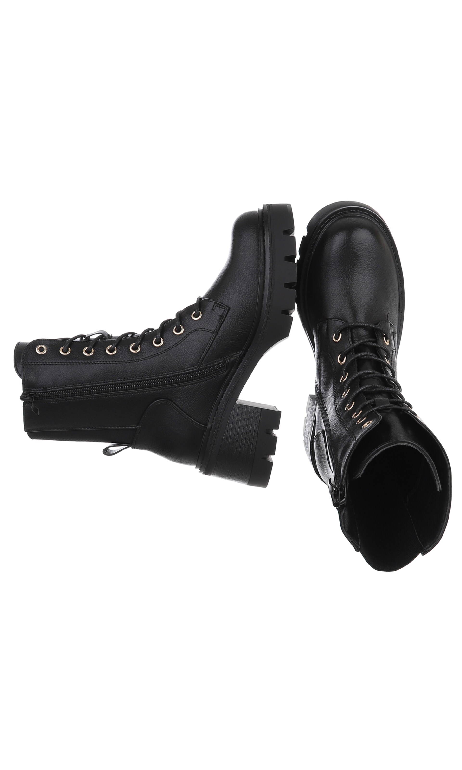 Ital-Design Stiefelette in Schwarz