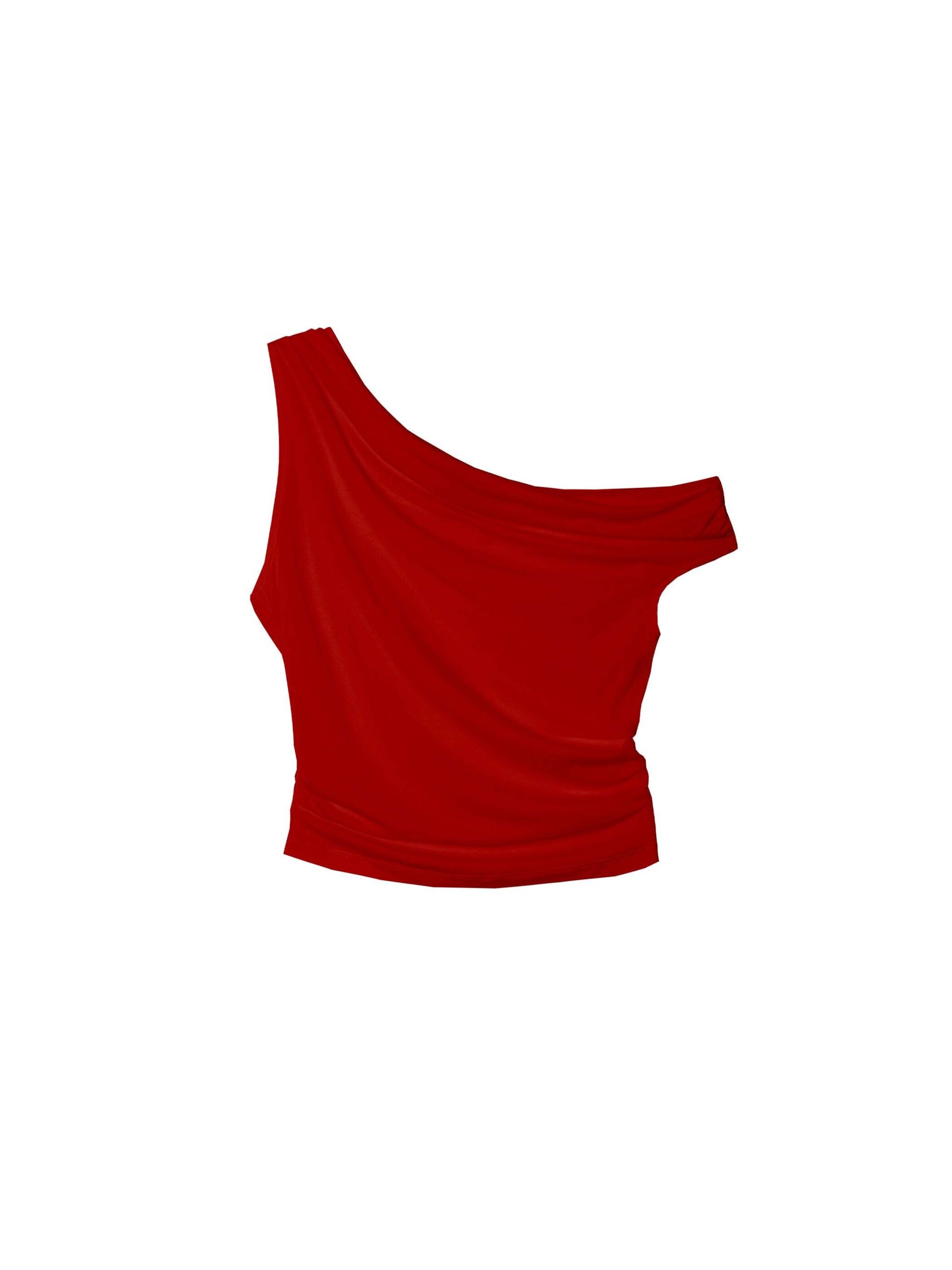 THE-ARE - Camiseta en rojo: frente