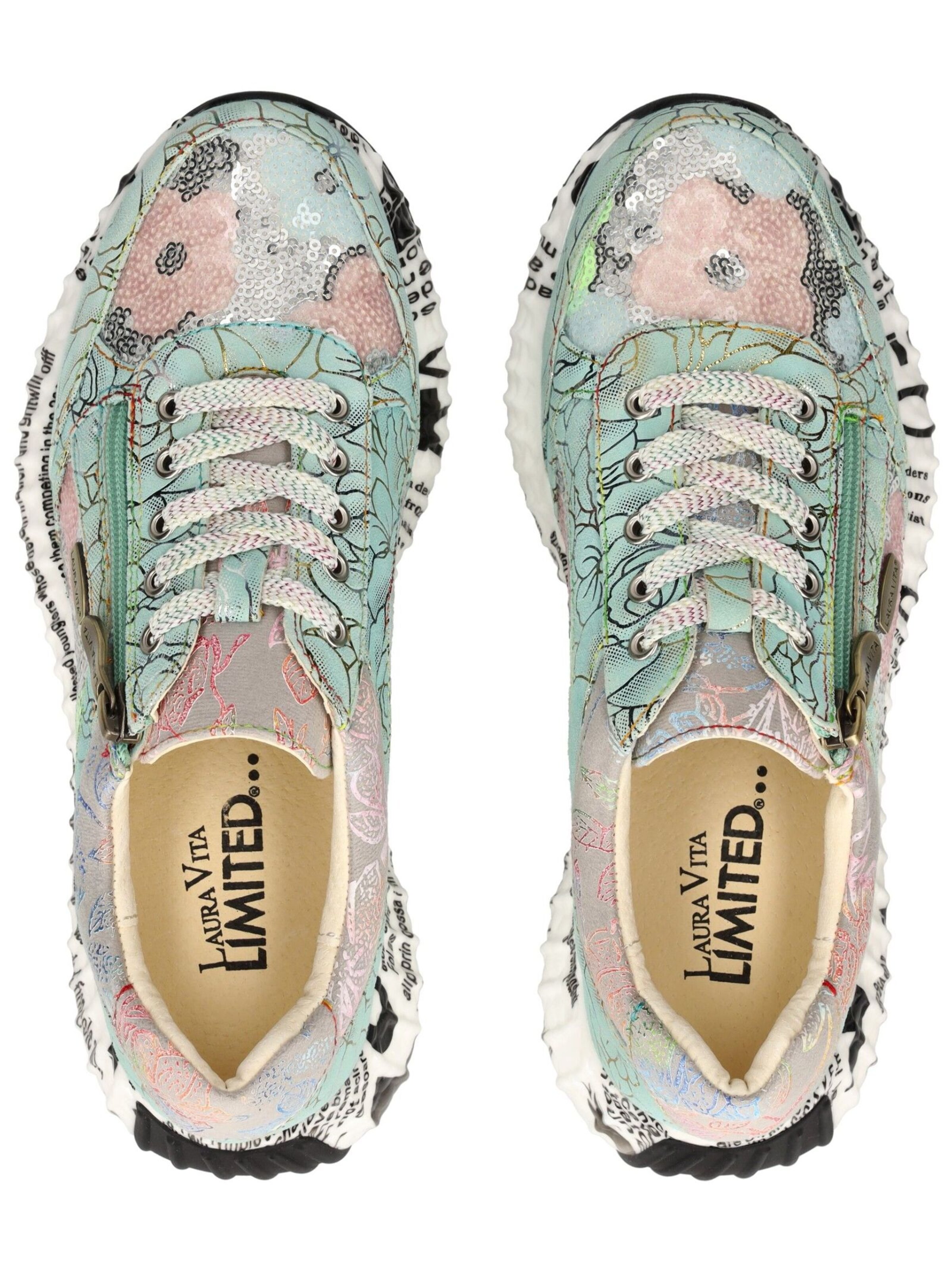 Baskets basses 'Burton' Laura Vita en vert