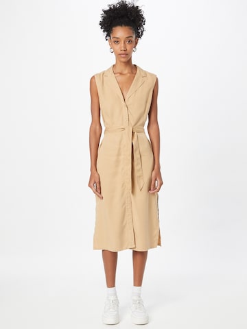 Pepe Jeans Shirt Dress 'MAGGIE' in Beige: front