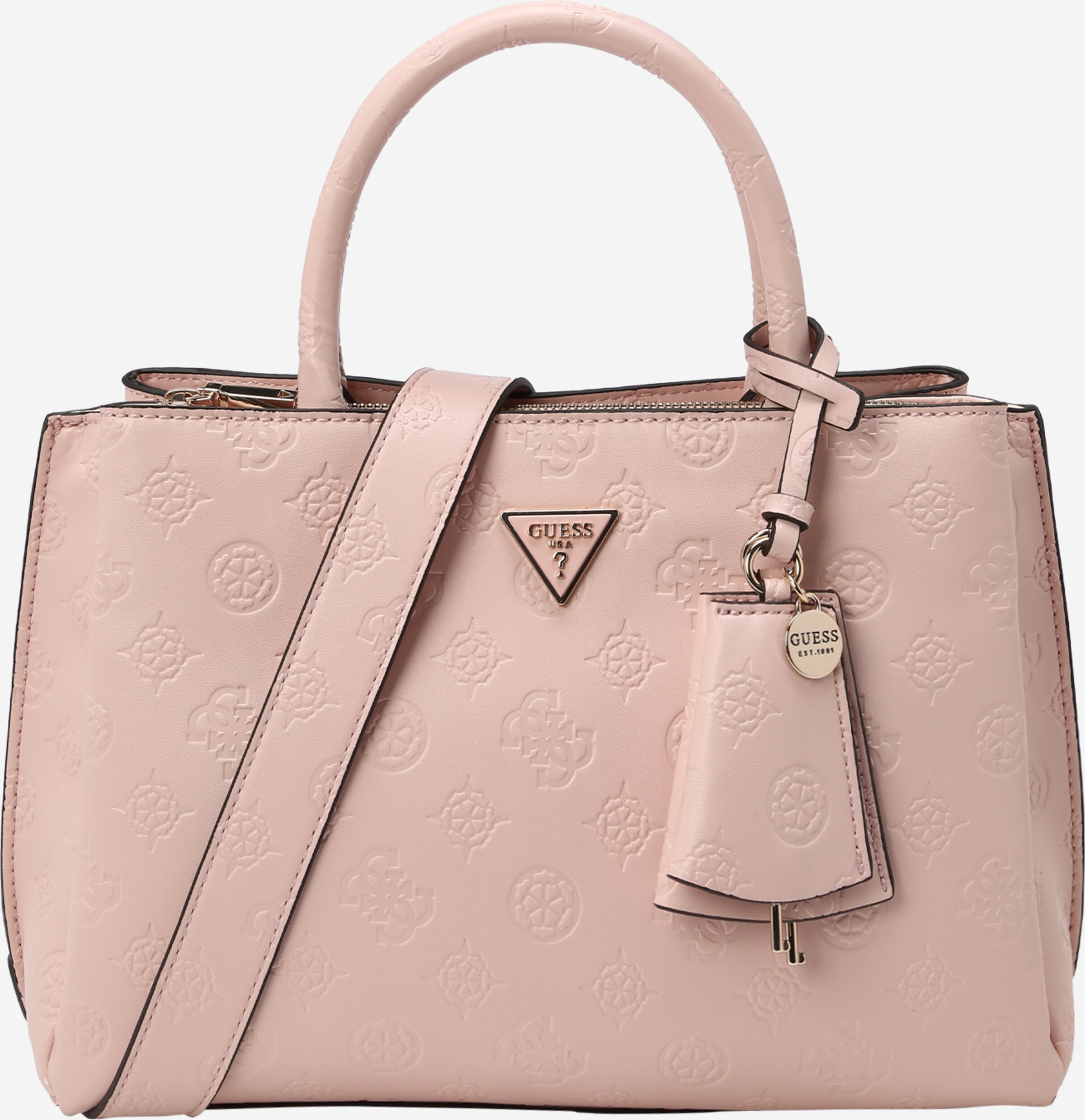 GUESS Handtas Jena Elite in Pastelroze ABOUT YOU