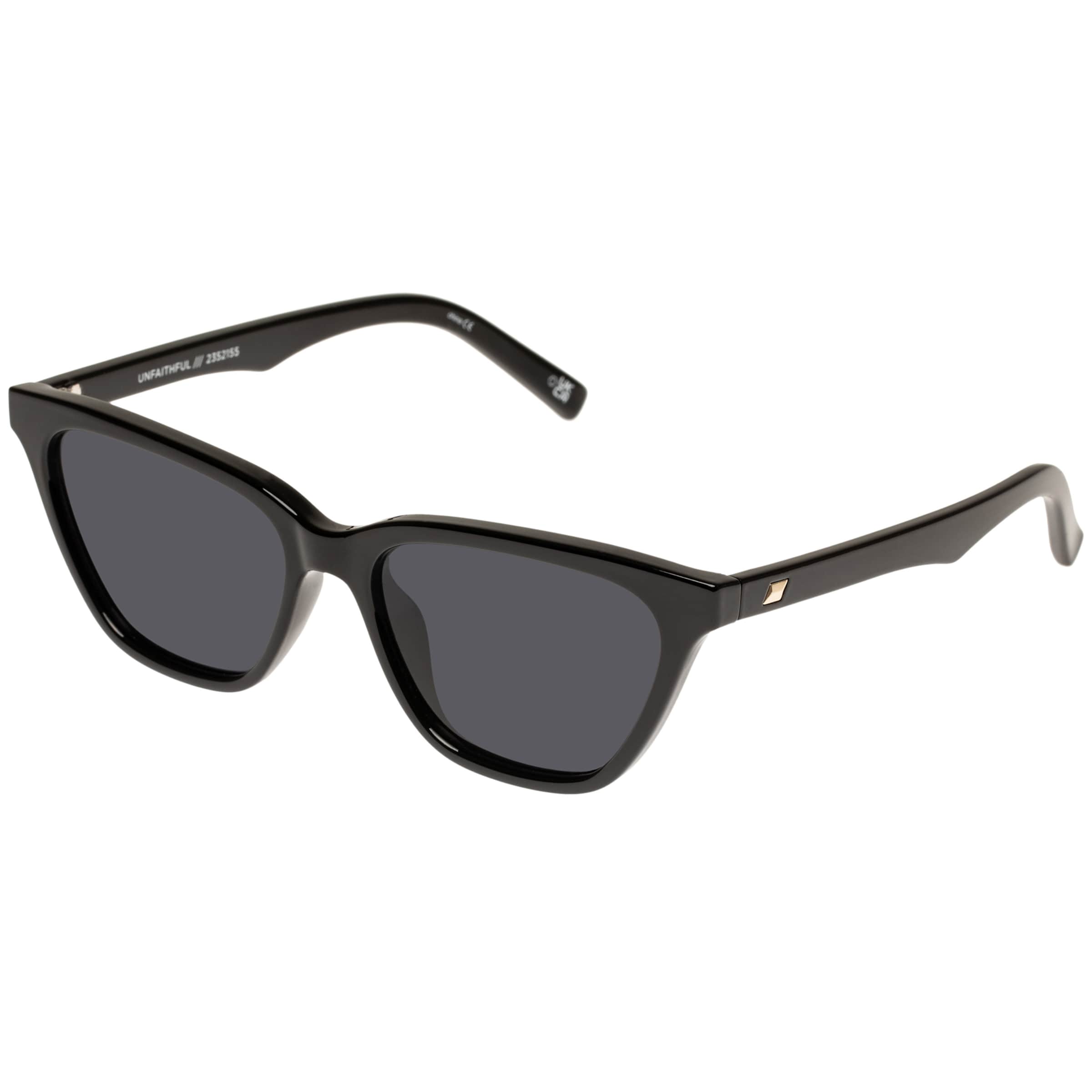 LE SPECS Sunglasses 'Unfaithful' in Black: front