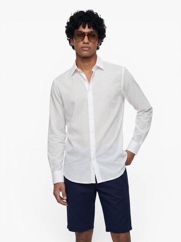 SELECTED Regular fit Overhemd 'SLHPERFORMANCE' in Wit: voorkant
