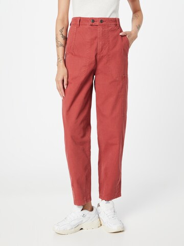 ESPRIT Loose fit Pants in Red: front