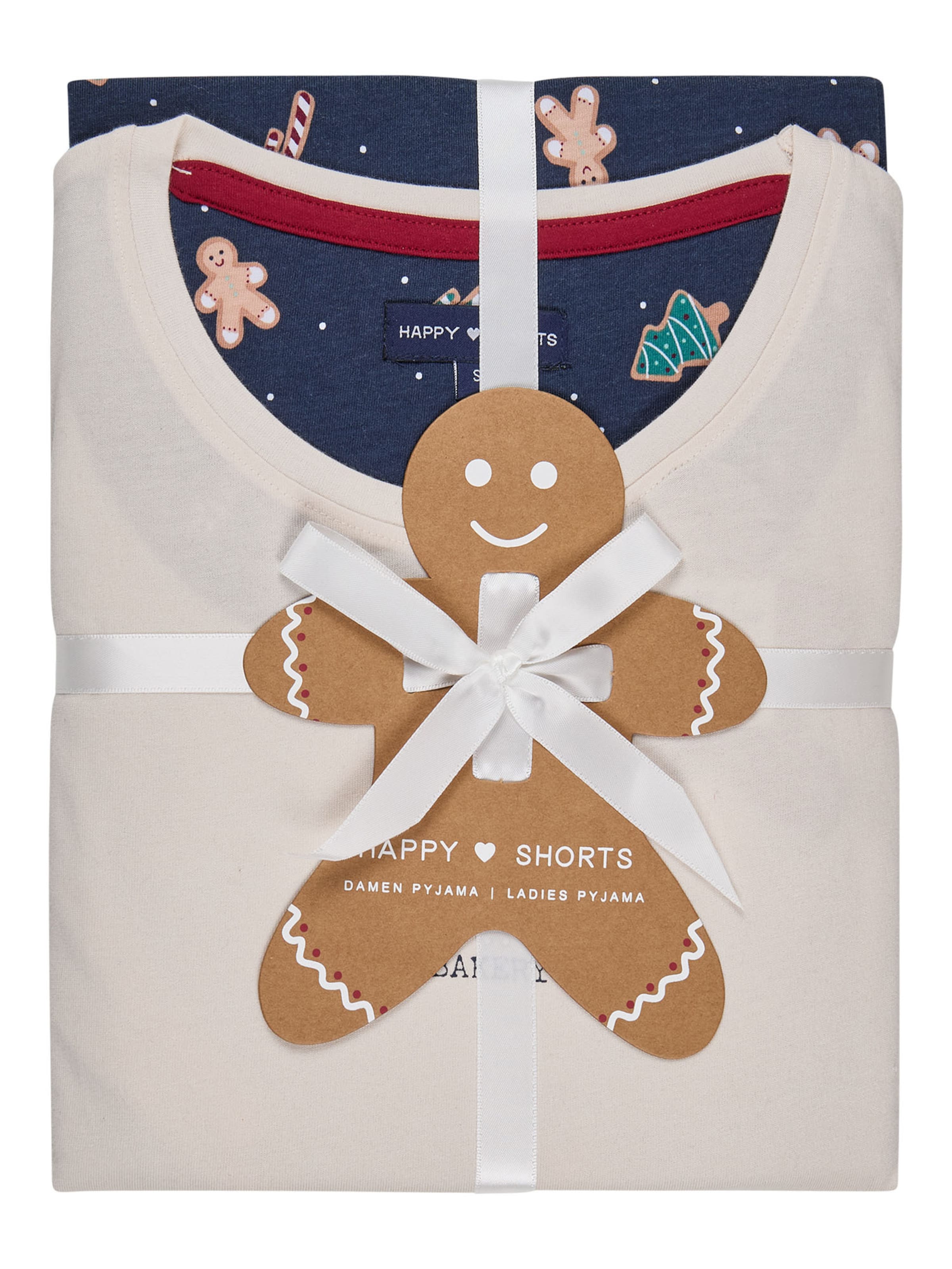 Pyjama 'Christmas' Happy Shorts en bleu